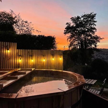Secluded Lodge With Spectacular Views And Hot Tub! Bath Exterior foto